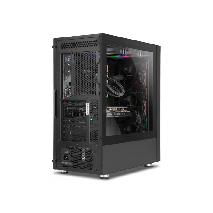 NOX Caja Semitorre ATX Hummer Blaster NXHUMMERBLASTER Negra ARGB con Ventana y USB 3.0 13