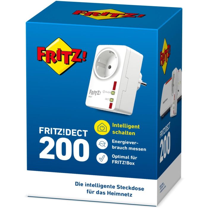 AVM FRITZ! DECT 200 Enchufe Inteligente con Programador Eléctrico Diario/Semanal Blanco 2