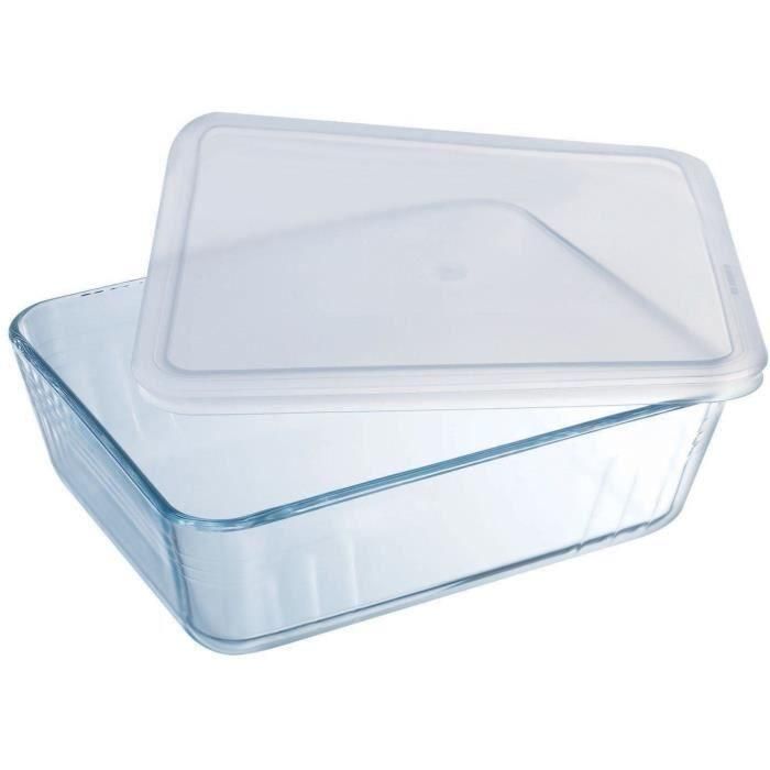 Pyrex 241P000 / 7046 Plato Rectangular con Tapa Cook & Freeze de Vidrio Borosilicato 19x14 cm Apto Horno y Congelador 2 Pyrex 241P000 / 7046 Plato Rectangular con Tapa Cook & Freeze de Vidrio Borosilicato 19x14 cm Apto Horno y Congelador 2