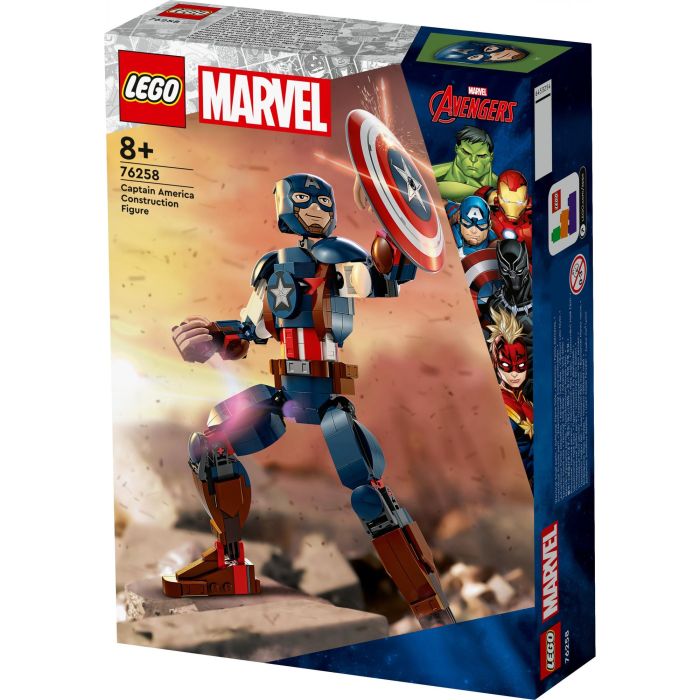 LEGO Capitán América Marvel Super Heroes Figura para Construir 310 Piezas 9 LEGO Capitán América Marvel Super Heroes Figura para Construir 310 Piezas 9