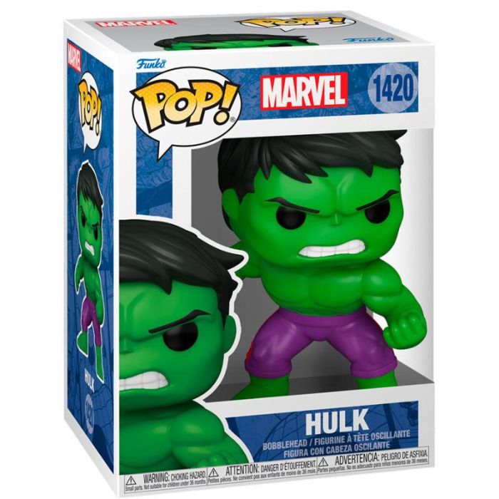 Funko 82498 Pop! Marvel Hulk Figura Coleccionable Edición Primera Aparición 12,2 cm