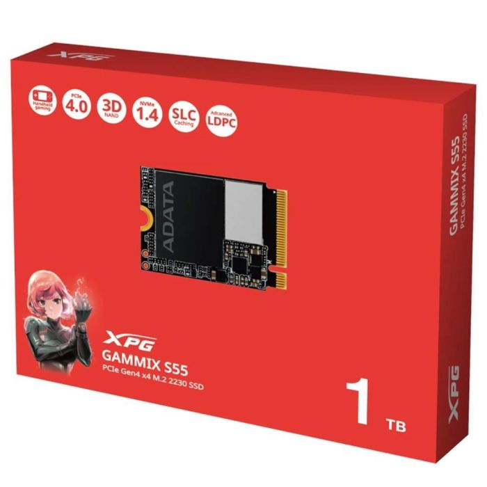 Disco Duro Adata SGAMMIXS55-1T-C 1 TB SSD 2 Disco Duro Adata SGAMMIXS55-1T-C 1 TB SSD 2
