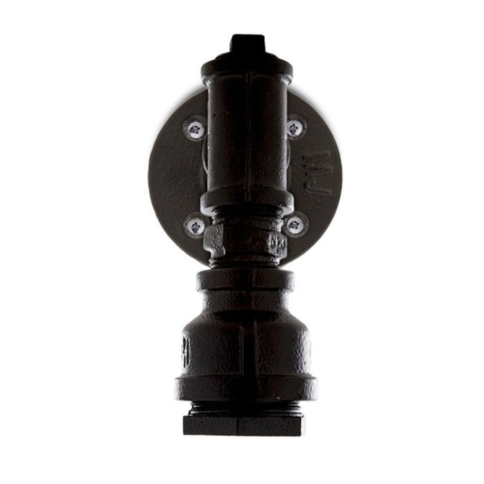 Aplique de Pared estilo industrial E27 Negro (Sin Lámpara) Nora [HO-E27WALLLIGHT-J-B] 3