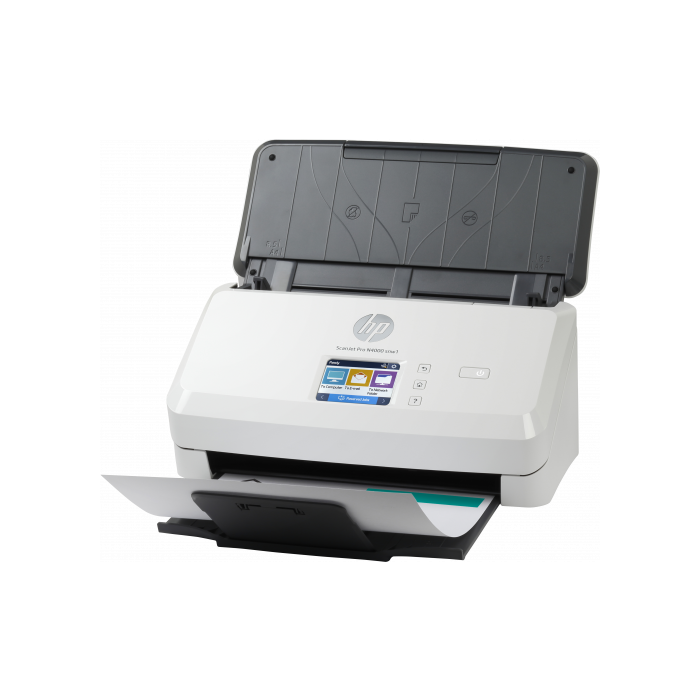 HP Scanjet Pro N4000 snw1 Escáner alimentado con hojas 600 x 600 DPI A4 Negro, Blanco 1