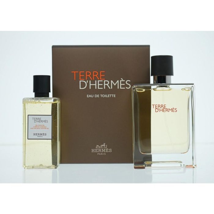 Hermès Terre d'Hermès Eau de Toilette 100ml Vaporizador + Gel de Baño 80ml para Hombre con Estuche