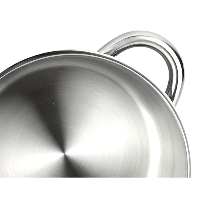 Fagor Silverinox Olla Inoxidable 18/10 6,8 L Ø24 x 15 cm con Tapa de Acero Inoxidable, Fondo Termodifusor, Apta para Todo Tipo de Fuegos 1