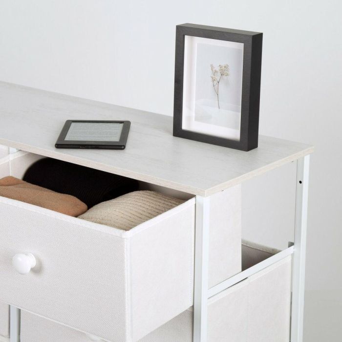 Cómoda Max Home Blanco 80 x 62 x 30 cm 4 Cómoda Max Home Blanco 80 x 62 x 30 cm 4