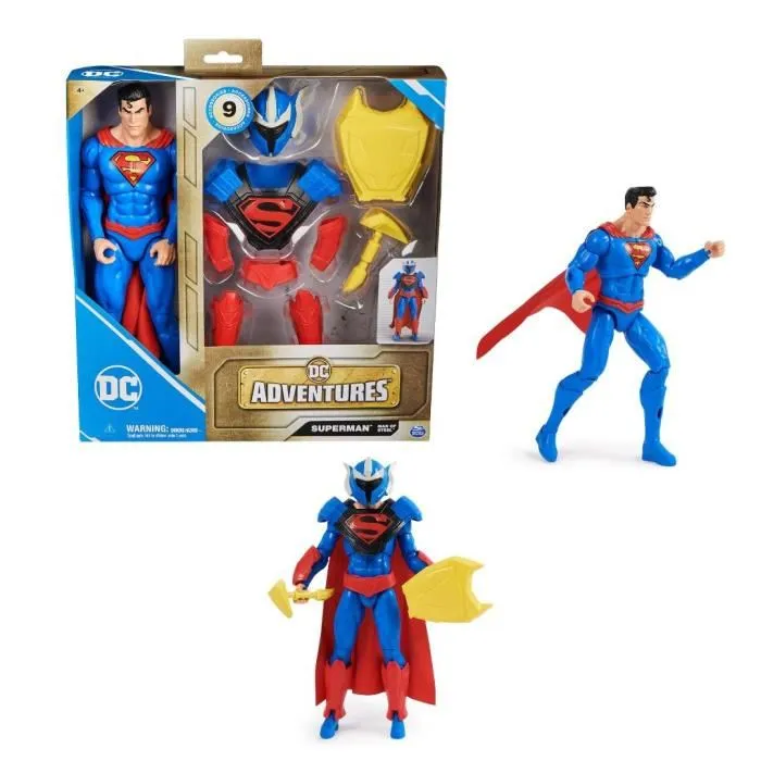 Spin Master SPI6067957 Pack Figura Superman 30 cm + Accesorios DC Aventuras 0 Spin Master SPI6067957 Pack Figura Superman 30 cm + Accesorios DC Aventuras 0