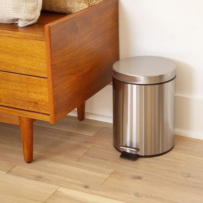 Cubo de basura con pedal de metal, 3 litros - Confortime (6 Unidades) 2 Cubo de basura con pedal de metal, 3 litros - Confortime (6 Unidades) 2