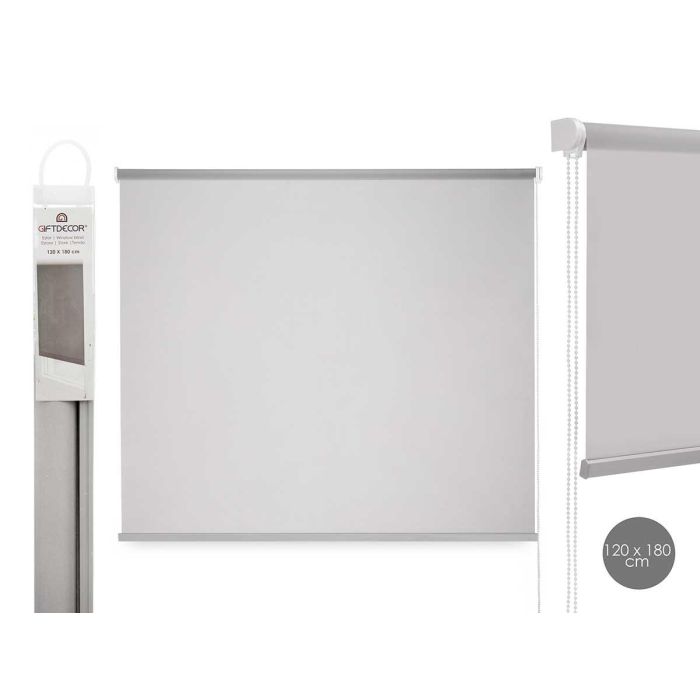 Estor Ventana 120 X 180 Cm Gris Giftdecor (6 Unidades) Estor Ventana 120 X 180 Cm Gris Giftdecor (6 Unidades)