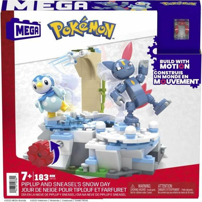 Mega Construx - Pokemon - Tiplouf y Farfuret tienen nieve - Construcción - 6 años y + 4