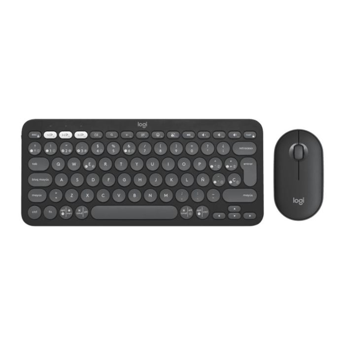 Logitech Pebble 2 Combo Teclado y Mouse - Diseño Reciclado, Tecnología Silent Touch, Bluetooth Logitech Pebble 2 Combo Teclado y Mouse - Diseño Reciclado, Tecnología Silent Touch, Bluetooth