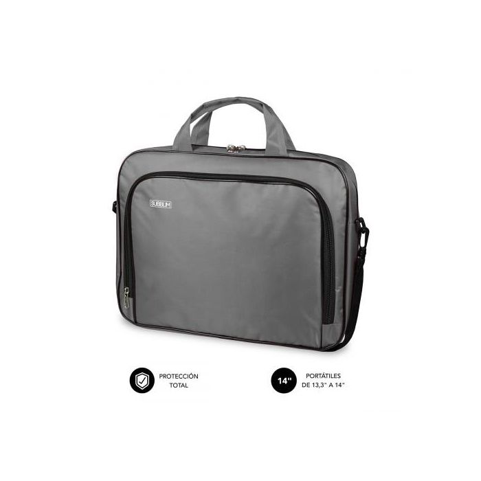 SUBBLIM Maletin Oxford Laptop Bag 13,3"-14" Grey SUBBLIM Maletin Oxford Laptop Bag 13,3"-14" Grey