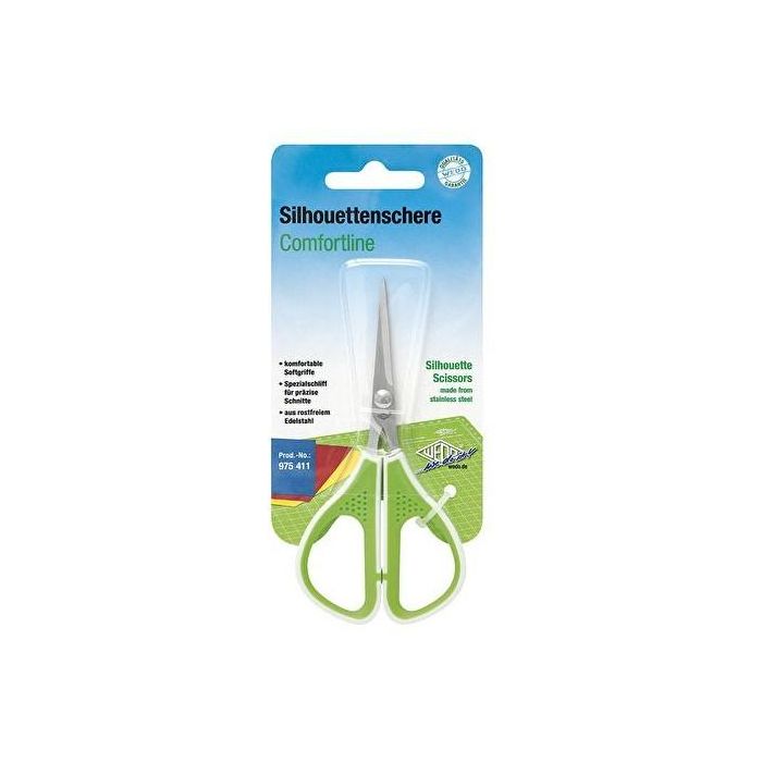 WEDO Schere Silhouetten h.grün 1 WEDO Schere Silhouetten h.grün 1