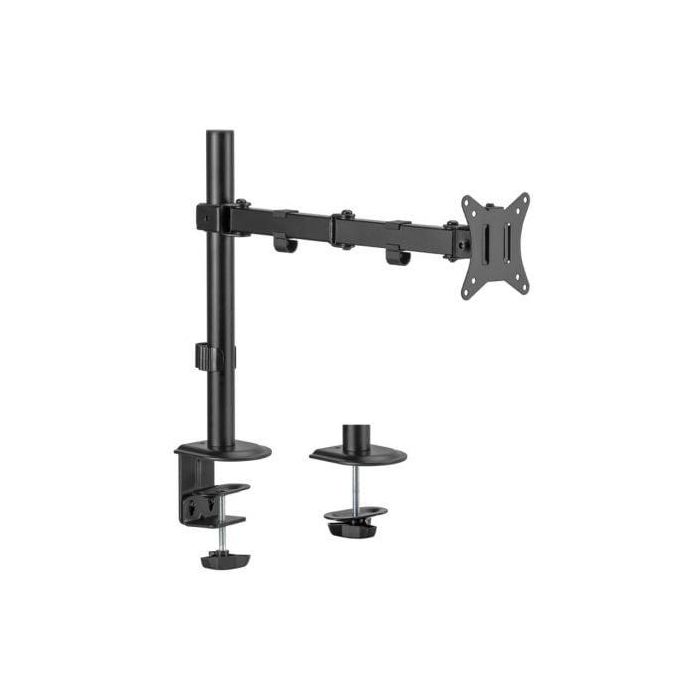 AISENS - SOPORTE DE MESA ECO GIRATORIO E INCLINABLE PARA 9KG (3 PIVOTES, 1 BRAZO) DE 17-32, NEGRO AISENS - SOPORTE DE MESA ECO GIRATORIO E INCLINABLE PARA 9KG (3 PIVOTES, 1 BRAZO) DE 17-32, NEGRO
