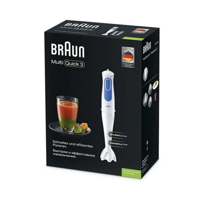 Licuadora Braun MQ 3000 Smoothie Blanco Blanco/Azul 700 W 6