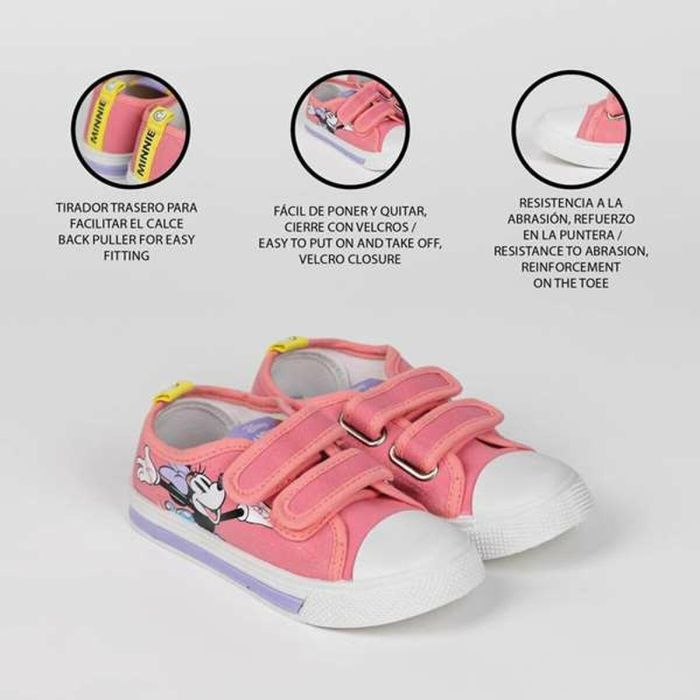 Zapatilla loneta suela pvc con luces algodón minnie talla t028 2 Zapatilla loneta suela pvc con luces algodón minnie talla t028 2