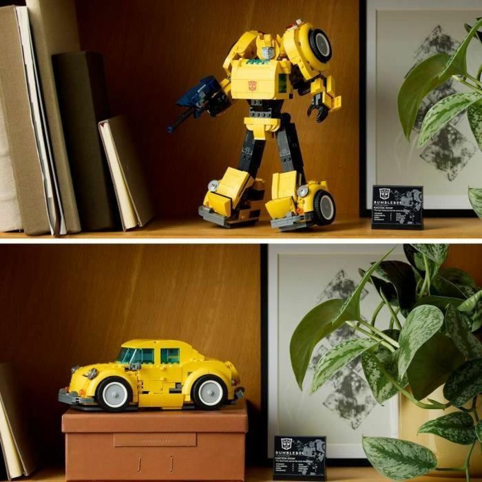 Lego 10338 Transformers Bumblebee - Figura de Robot Adulto y Vehículo de Construcción para Coleccionistas 4