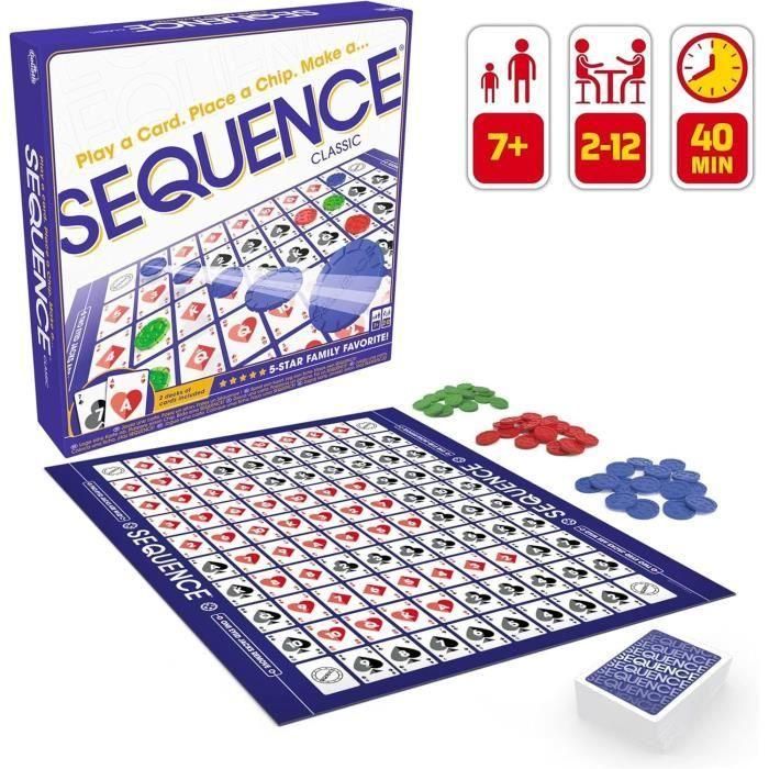 Goliath Sequence Juego de Estrategia de Cartas Clásico – Un Bestseller con Más de 10 Millones de Copias Vendidas, para Formar 2 Filas de 5 1 Goliath Sequence Juego de Estrategia de Cartas Clásico – Un Bestseller con Más de 10 Millones de Copias Vendidas, para Formar 2 Filas de 5 1