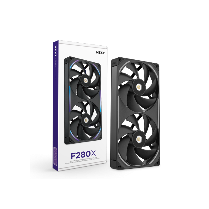 NZXT F280X Ventilador RGB Single-Frame Negro 280mm 1