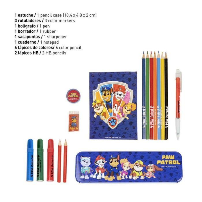 Set papelería coloreable paw patrol 5 Set papelería coloreable paw patrol 5