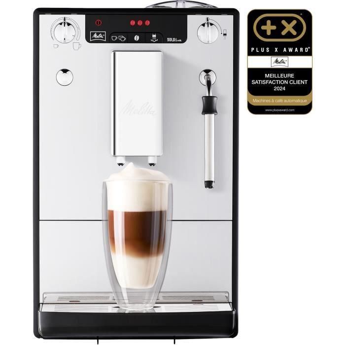 Melitta Caffeo Solo & Milk E 953-102 con molinillo integrado Plata Melitta Caffeo Solo & Milk E 953-102 con molinillo integrado Plata