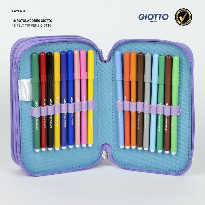 Plumier con accesorios giotto frozen 12.5 x 6.5 x 19.5 cm Plumier con accesorios giotto frozen 12.5 x 6.5 x 19.5 cm