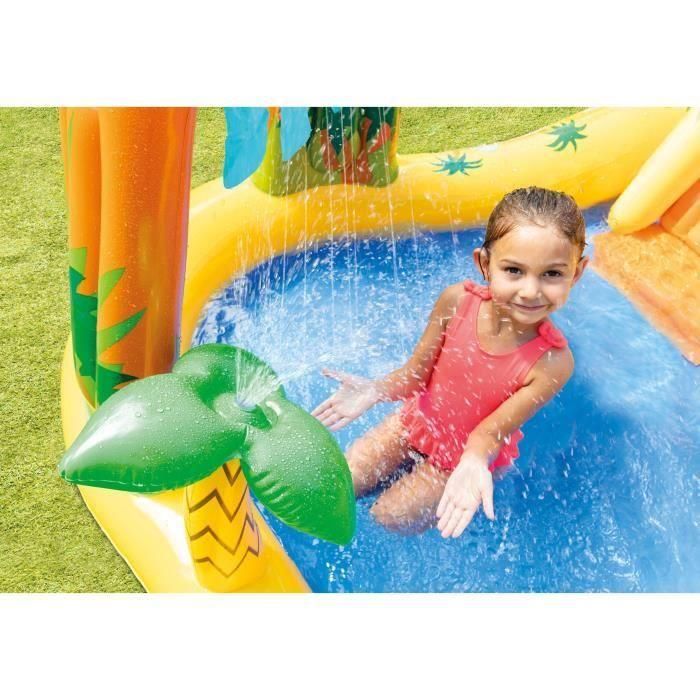 Intex 57444 Centro de Juegos Hinchable Dinosaurio con Tobogán, Piscina Infantil Acolchada para Niños +2 años 5 Intex 57444 Centro de Juegos Hinchable Dinosaurio con Tobogán, Piscina Infantil Acolchada para Niños +2 años 5