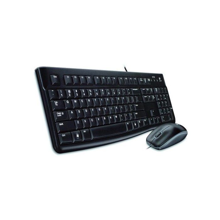 LOGITECH TECLADO + RATON MK120 optico usb 2.0 negro