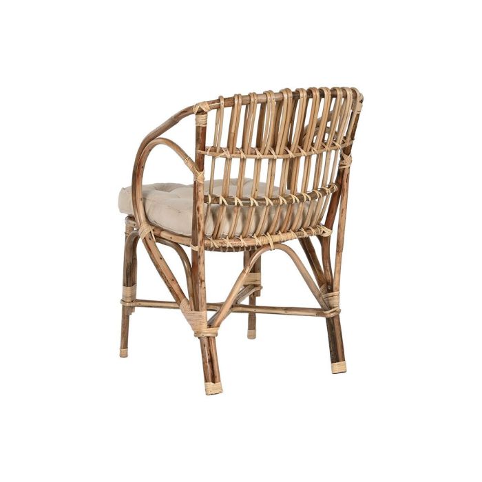Silla Tropical DKD Home Decor Natural Beige 65 x 85 x 58 cm 3 Silla Tropical DKD Home Decor Natural Beige 65 x 85 x 58 cm 3