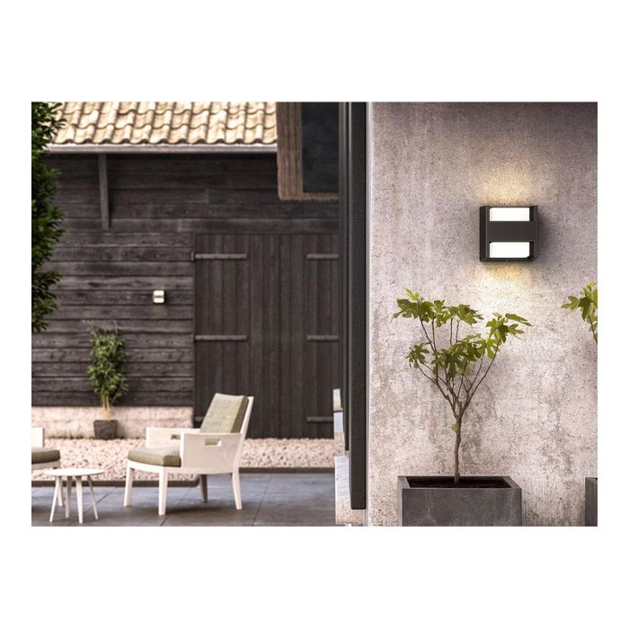 Philips Aplique LED Arbour 2x4,5W 800lm 4000K Antracita Pared 3