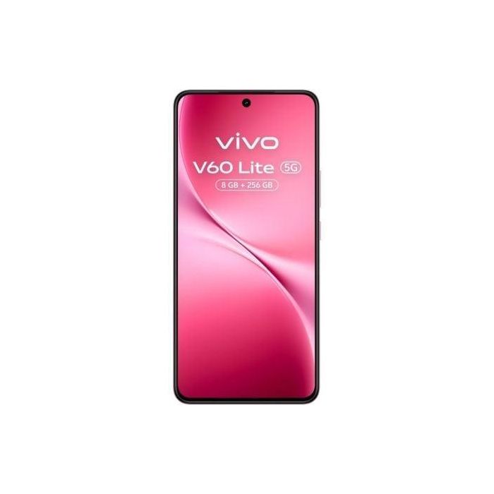 Smartphone Vivo V60 Lite 8GB/ 256GB/ 6.77"/ 5G/ Rosa/ Incluye Cargador 90W y Buds 2 Smartphone Vivo V60 Lite 8GB/ 256GB/ 6.77"/ 5G/ Rosa/ Incluye Cargador 90W y Buds 2