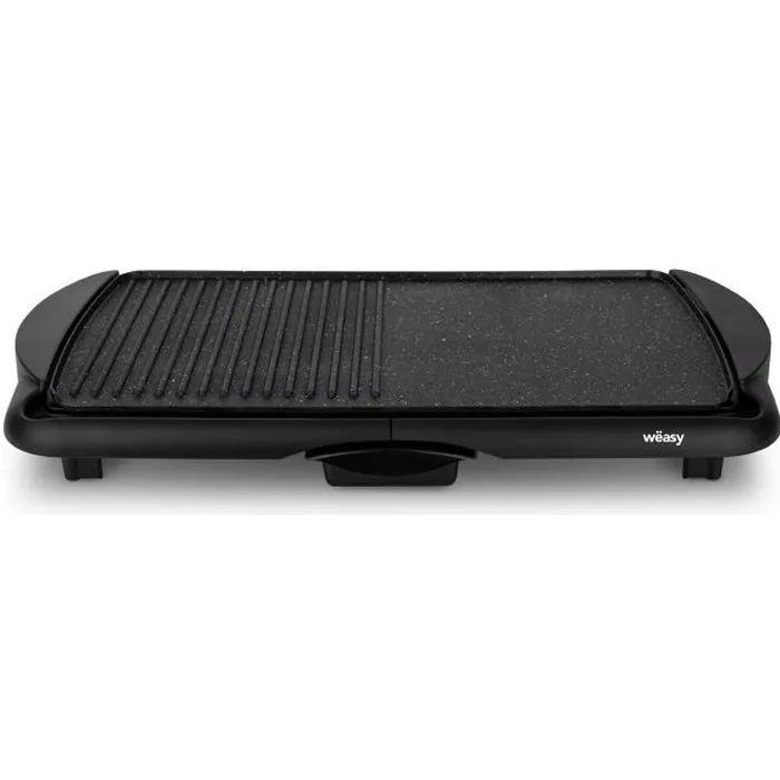 Weasy WEA3760124954777 Plancha Eléctrica 2000W - Placa de Efecto de Piedra 52x27cm - Temperatura Ajustable - Revestimiento Antiadherente - Tanque Removible 0 Weasy WEA3760124954777 Plancha Eléctrica 2000W - Placa de Efecto de Piedra 52x27cm - Temperatura Ajustable - Revestimiento Antiadherente - Tanque Removible 0