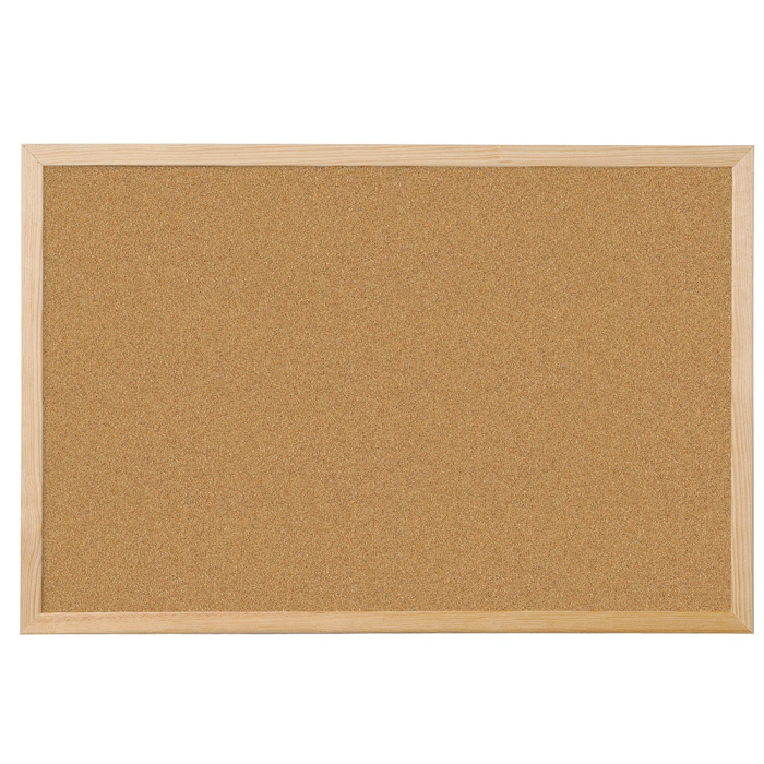Q-connect Pizarra Corcho 120x90 cm Marco de Madera 1