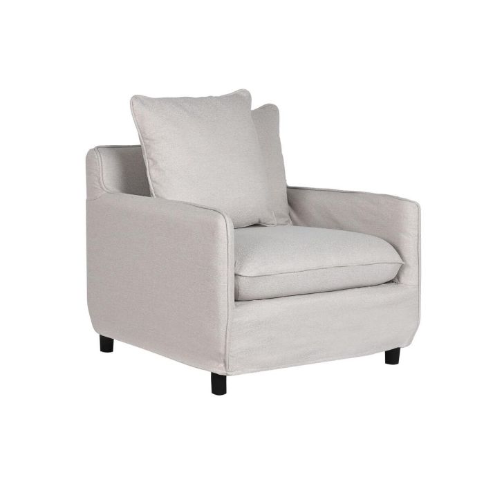 Sillon Moderno DKD Home Decor Beige 85 x 74 x 85 cm Sillon Moderno DKD Home Decor Beige 85 x 74 x 85 cm