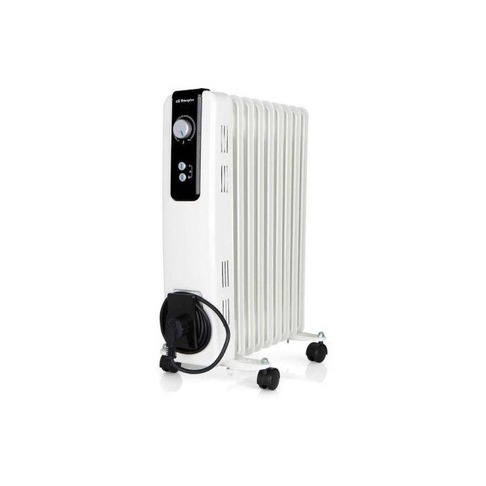 Orbegozo Radiador de Aceite RH 2000 | 3 Potencias: 800W, 1200W, 2000W | 9 Elementos | Calentador Eléctrico Compacto