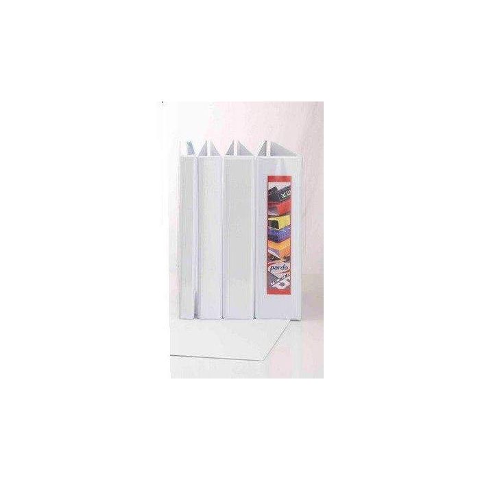 Carpeta Canguro Pardo Pvc A4 4 An.Mixtas 65Mm Blanco