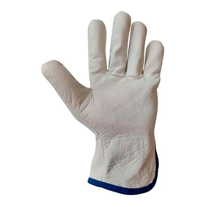 Juba Guante Piel Flor Vacuno Natural Driver Talla 9-L Ajustable Transpirable Buen Tacto