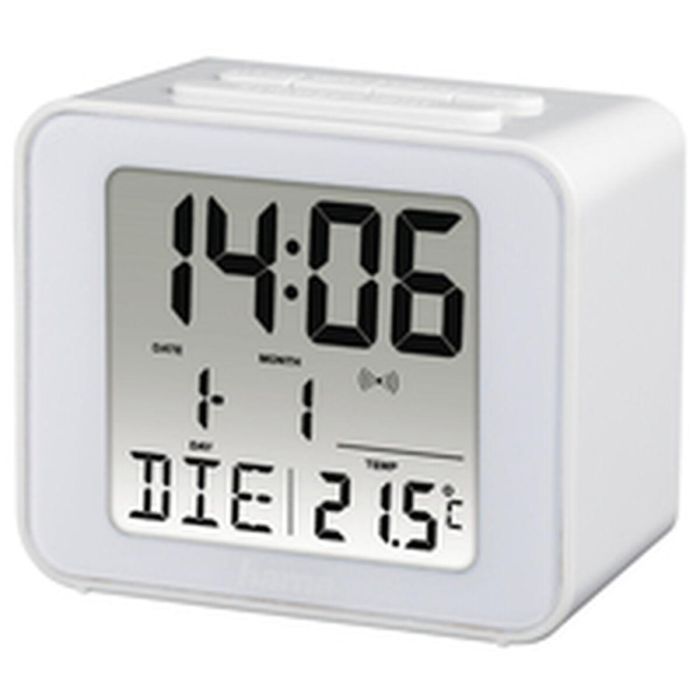 HAMA Home Reloj Despertador Cube Blanco 11