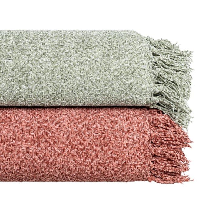 Plaid Verde Poliéster Textil/Hogar 125 X 150 cm