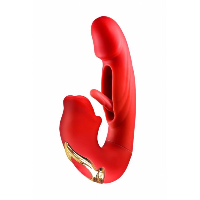 Vibrador Doble Estimulación Yoba Kissy Rojo 2