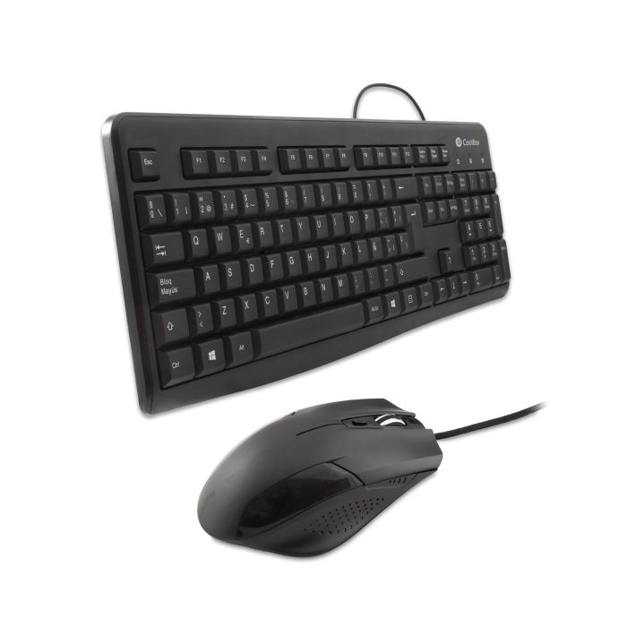 COMBO TECLADO/RATON COOLBOX KTR-01U USB NEGRO 1