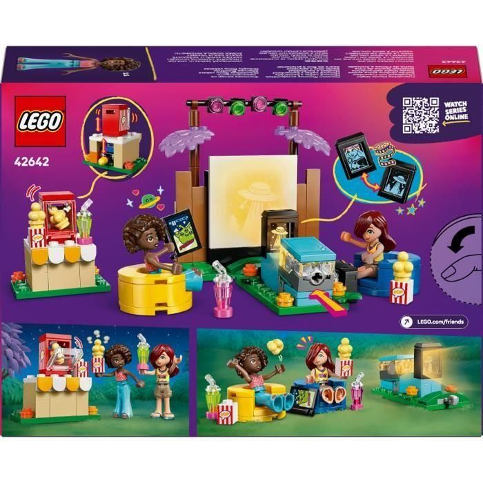 LEGO 42642 Set de Construcción LEGO Friends Amistad Noche de Cine con Proyector, Máquina de Palomitas y Figuras para Niñas +6 Años 5 LEGO 42642 Set de Construcción LEGO Friends Amistad Noche de Cine con Proyector, Máquina de Palomitas y Figuras para Niñas +6 Años 5