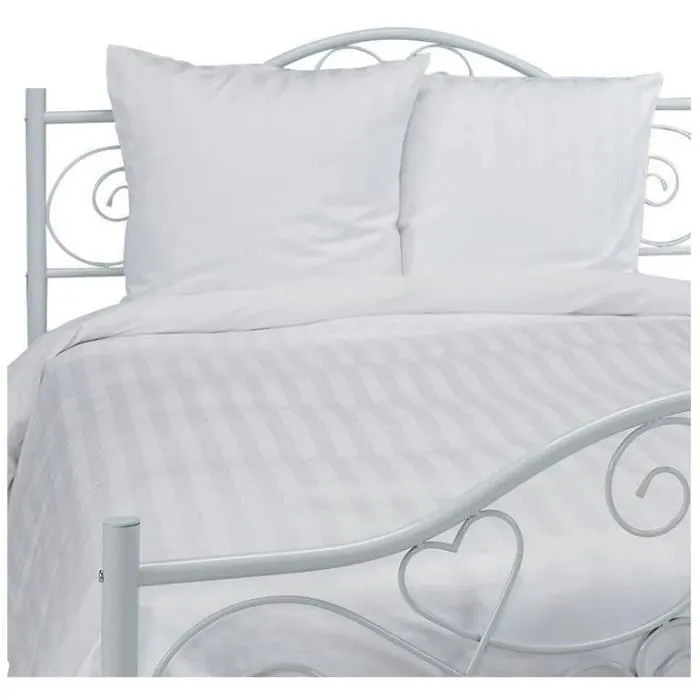 Today VEN3574643519511 - Colcha Prestige 220 x 240 cm para 2 personas, 100% satén de algodón, color tiza