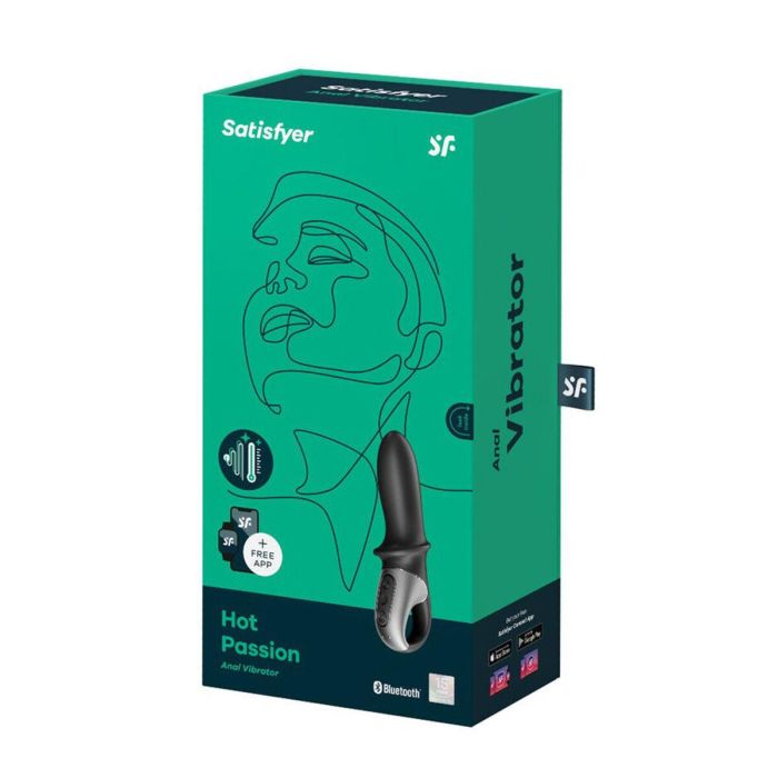Masajeador de Próstata Satisfyer Hot Passion Negro 4 Masajeador de Próstata Satisfyer Hot Passion Negro 4