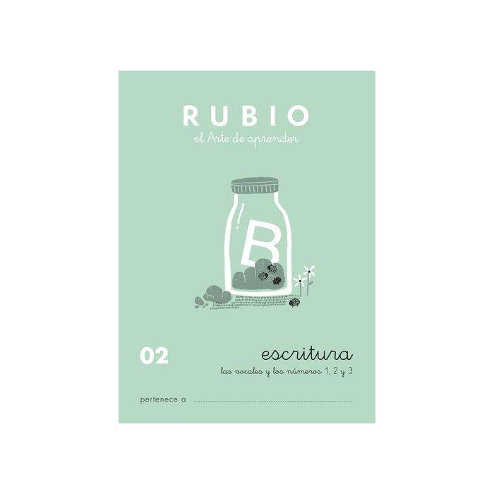 Cuaderno Rubio A5 Escritura Nº 02 (+4 Años) (Set de 10)