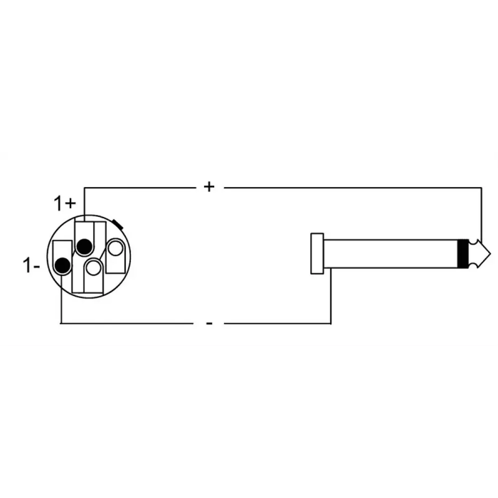 Cordial Cable Altavoz Speakon 2 Polos/Jack 5M 1 Cordial Cable Altavoz Speakon 2 Polos/Jack 5M 1