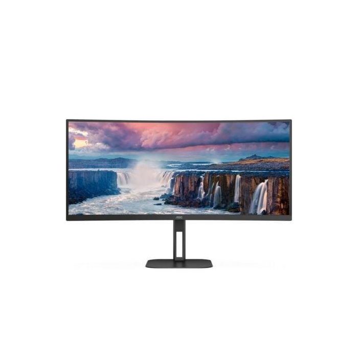 Monitor Profesional Ultraparonámico Curvo AOC CU34V5C/BK 34"/ WQHD/ Multimedia/ Negro Monitor Profesional Ultraparonámico Curvo AOC CU34V5C/BK 34"/ WQHD/ Multimedia/ Negro