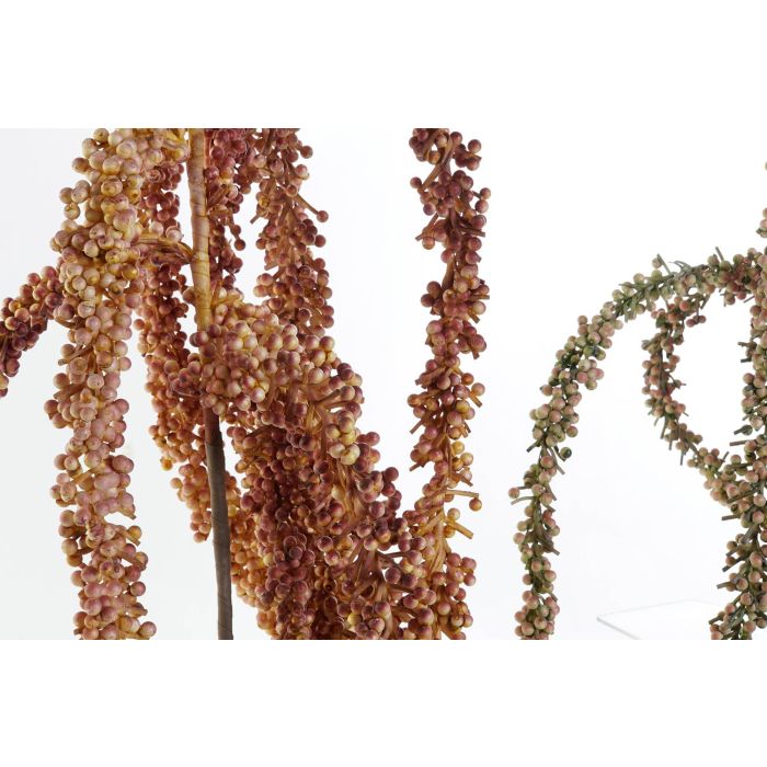 DKD Home Decor Rama Rosa Verde EVA 30 x 128 x 15 cm (12 Unidades) 1