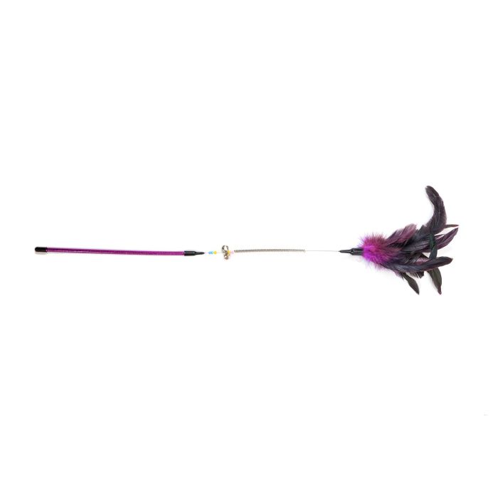 Meissa Caña Vara Juguete para Gatos con Muelle y Plumas – Juego Interactivo que Estimula su Caza Natural 5 Meissa Caña Vara Juguete para Gatos con Muelle y Plumas – Juego Interactivo que Estimula su Caza Natural 5